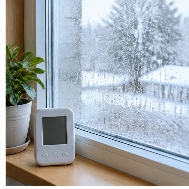 Illustration photographique du sujet : Humidité dans la maison en hiver : comment protéger ses fenêtres