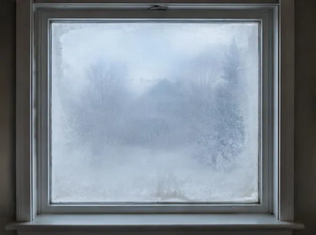 Avant : symptôme illustré — Taches blanches dans la fenêtre